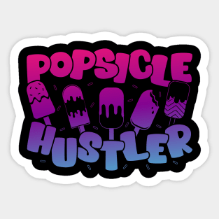 Popsicle Hustler Ice Lolly Ice Cream Frozen Popsicle Lover Sticker